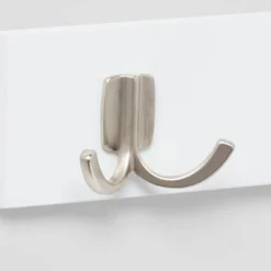 Modern Octopus 4 Hooks Rail Nickel/White - Brightroom™ -Furniture Store GUEST 12c4ee14 8f5e 4899 8543 6a758924d6ab