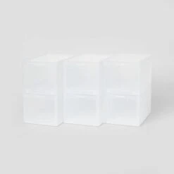 Small Stackable Bins Front Opening Clear Plastic - Brightroom™ -Furniture Store GUEST 3c949385 7473 4475 8c8a 9fa49d23bd71
