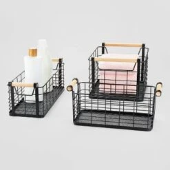 Wire Natural Wood Handles Milk Crate - Brightroom™ 7 Wire Natural Wood Handles Milk Crate - Brightroom™ -Furniture Store GUEST 4a155be8 99e8 4d0e bd95 eeeb004429f9