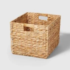 Woven Water Hyacinth Milk Crate - Brightroom™ -Furniture Store GUEST 5108b3bd 325d 4bd3 beb8 f48ab7a835d7