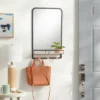 Metal Entryway Organizer With Mirror Large Natural - Brightroom™ 2 Metal Entryway Organizer With Mirror Large Natural - Brightroom™ -Furniture Store GUEST 5e858200 dcee 4e13 ada7 8dacd0a986cf