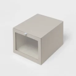 Hardside Fabric Front Open Bin Gray - Brightroom™ -Furniture Store GUEST 76031017 0666 4bfe a8d2 871e4e40aef6