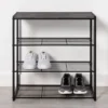 4 Tier Shoe Rack Black Metal With Black Oak Wood - Brightroom™ -Furniture Store GUEST 7d8722fc 809b 46bb 8cdc 66a0f0295d4b
