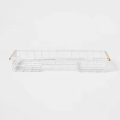 Metal Bathtub Caddy With Wood Handles - Brightroom™ -Furniture Store GUEST 8b7d1f18 795b 473e 8582 e34dabeea8d2