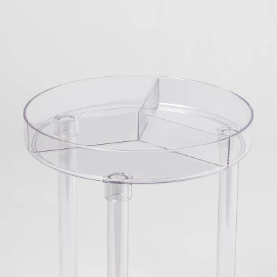 Spinning Turntable Makeup Organizer Clear - Brightroom™ 5 Spinning Turntable Makeup Organizer Clear - Brightroom™ - Image 3