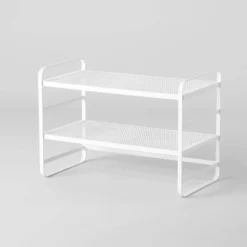 2 Tier Shoe Rack Metal Mesh - Brightroom™ -Furniture Store GUEST 97469fbe 60a1 4d79 b7f6 0432247cf2d3