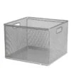 Mesh Crate File Box 10"x14"x 13.25" Silver - Brightroom™ -Furniture Store GUEST a1b5195a b1a3 4c10 8f10 4648ccd007ce
