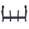 Heavy Duty Over The Door 4 Hooks Rail Matte Black - Brightroom™ -Furniture Store GUEST b1a71543 0f63 40a3 a300 4c7c09d9181c