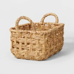 Rectangular Twisted Open Checkered Weave Basket - Brightroom™ -Furniture Store GUEST ba61f796 9806 4ff8 aafe 74316e76c14d