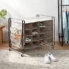 4 Tier Rolling Cubby Shoe Rack Gray - Brightroom™ -Furniture Store GUEST c84e632b bc1b 4b36 8081 bad0a49f3a0c