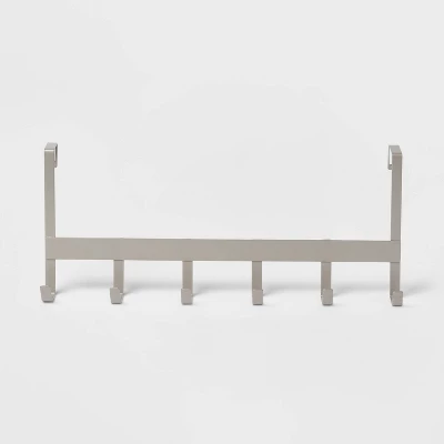 Large Over The Door Hook 6 Hooks - Brightroom™ 5 Large Over The Door Hook 6 Hooks - Brightroom™ - Image 3