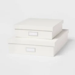 Canvas Desk Storage Box Set Of 2 - Brightroom™ 12 Canvas Desk Storage Box Set Of 2 - Brightroom™ -Furniture Store GUEST d08316dd b99f 4e3b 89ec fa5c80fd7470