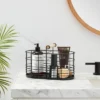 Divided Wire Basket With Wood Handle Black - Brightroom™ 2 Divided Wire Basket With Wood Handle Black - Brightroom™ -Furniture Store GUEST ec6ac29d 2874 40e8 b27a d339a1a59f7b
