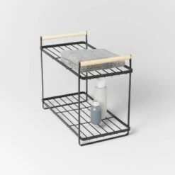 Wood Handle Tiered Vanity Organizer Black - Brightroom™ -Furniture Store GUEST ef9f504c 19ce 47b2 a3eb d9c7c36c8651